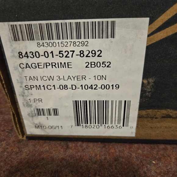 New! Wellco Desert Combat Cold Weather Military Boots Size 10N With Box - Picture 4 of 7